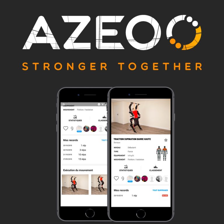 INFINYFIT INTÉGRÉ DANS L’APPLICATION D’ENTRAINEMENT AZEOO