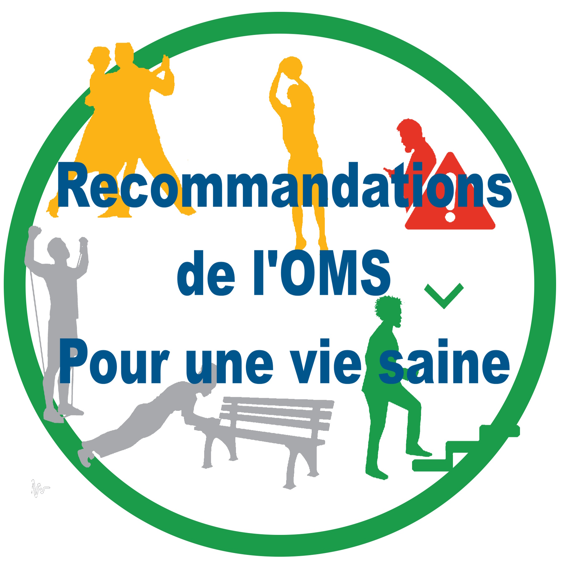 Recommandations de l'OMS pour une vie saine